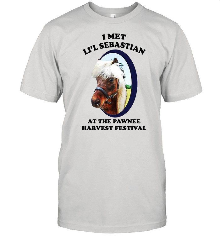 Horse I Met Li’l Sebastian At The Pawnee Harvest Festival shirt Classic Men's T-shirt