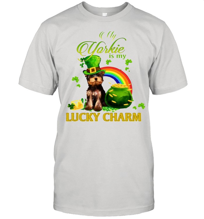 My Yorkie Is My Lucky Charm St Patrick’s Day shirt