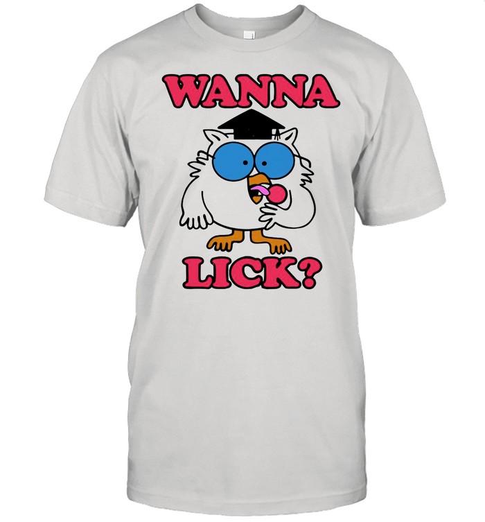 Owl Wanna Lick Tootsie Pop shirt Classic Men's T-shirt