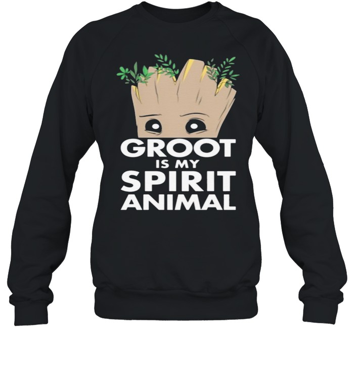 Baby Groot is my spirit animal shirt Unisex Sweatshirt