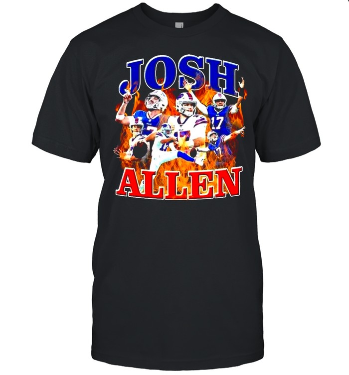 The Fire Josh Allen Of Buffalo Bills 2021 shirt Classic Men's T-shirt