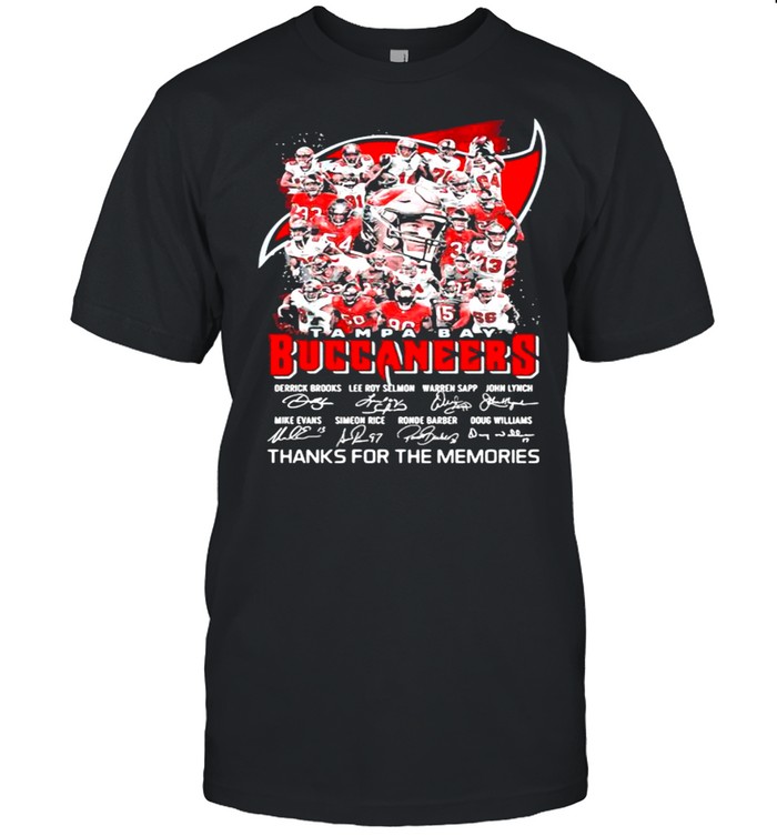 Tampa Bay Buccaneers Signature Thanks For The Memories shirt
