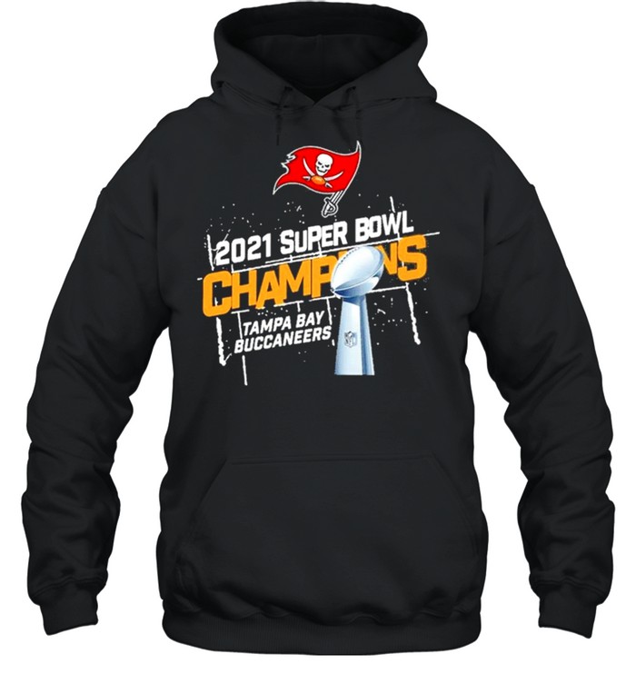 2021 Super Bowl Liv Champions Tampa Bay Buccaneers Logo shirt Unisex Hoodie
