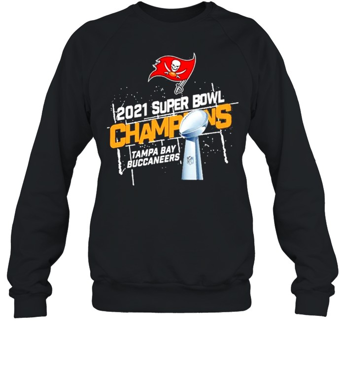 2021 Super Bowl Liv Champions Tampa Bay Buccaneers Logo shirt Unisex Sweatshirt