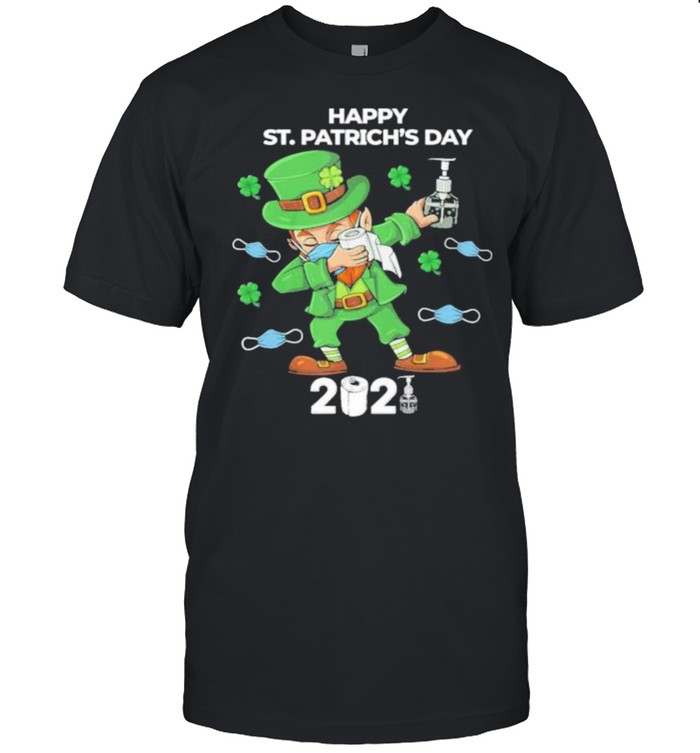 St Patricks day 2021 dabbing Leprechaun shirt Classic Men's T-shirt