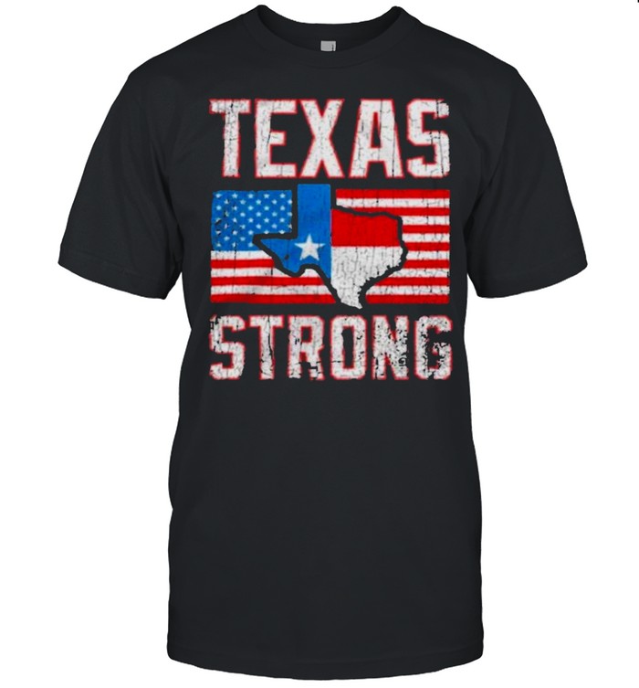 texas strong american flag shirt Classic Men's T-shirt