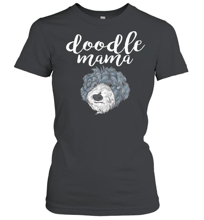 Doodle Mama Cute Goldendoodle Dog Mom shirt Classic Women's T-shirt