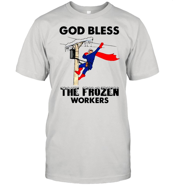 God Bless The Frozen Workers 2021 Texas Strong shirt Classic Men's T-shirt
