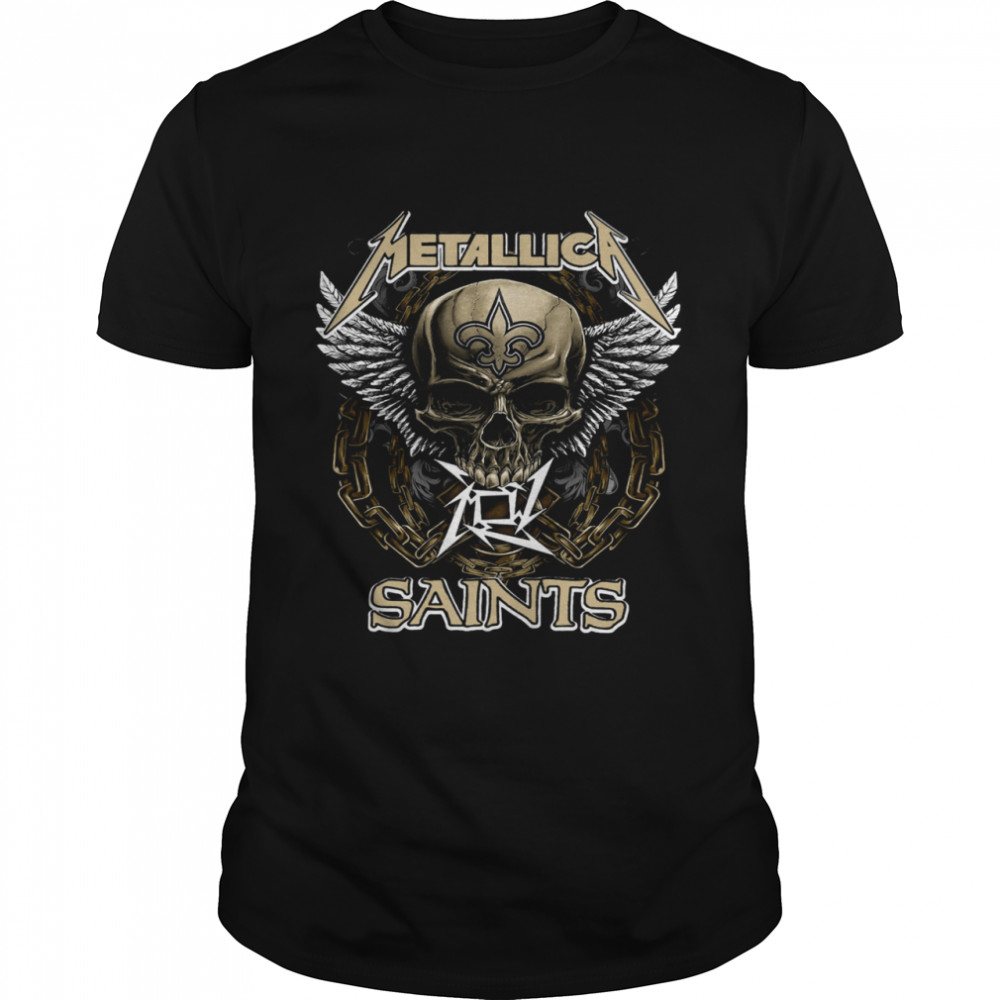 skull metallica saints shirt Classic Men's T-shirt