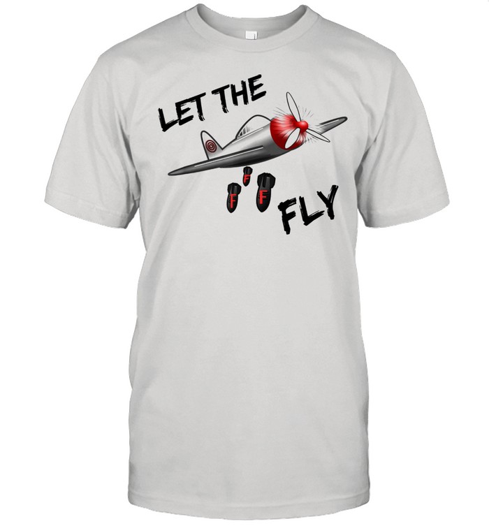 Dropping the F Bomb Plane Cussing Adult Humor shirt Classic Men's T-shirt