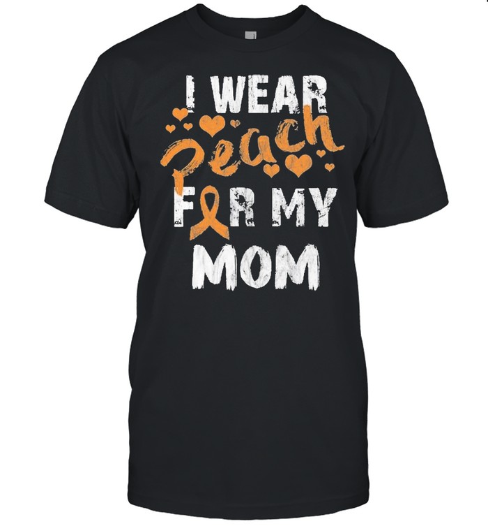 I Wear Peach For My Mom  Classic Men's T-shirt