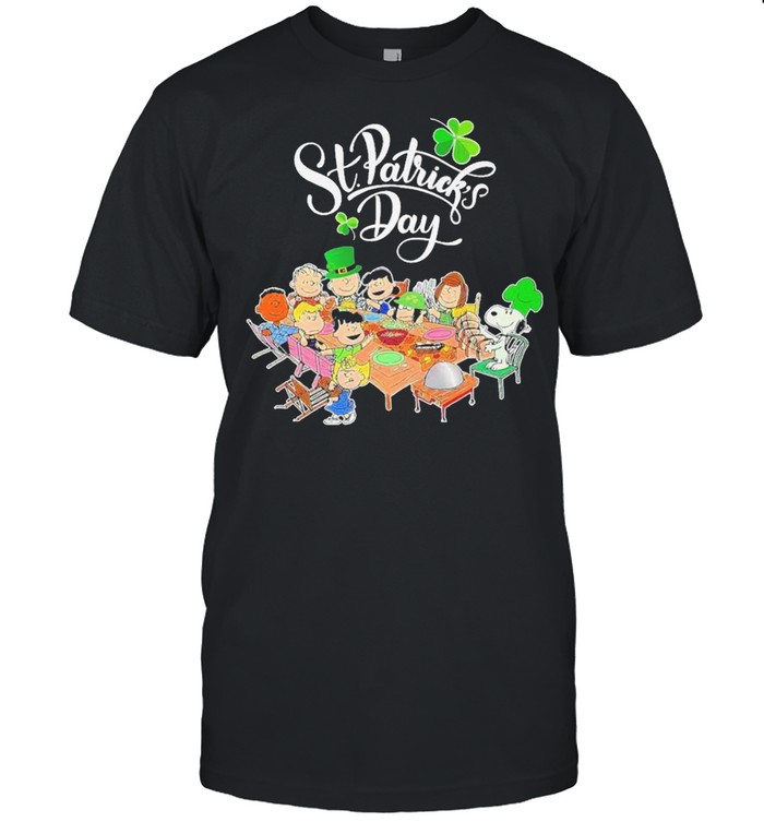 Snoopy And Friends Party Happy St Patrick’s Day Shirt