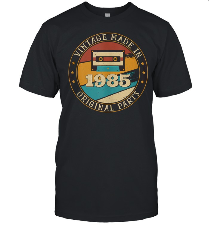 36 Years Old Mixtape Cassette Made In 1985 36th Birthday shirt Classic Men's T-shirt