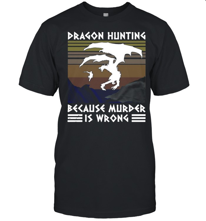 Paragon Hunting Because Murder Is Wrong Vintage T-shirt