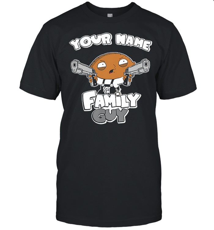 Stewie family guy customize your name shirt