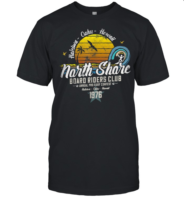 Weinlese North Shore Board Riders Surfing Club Oahu Hawaii shirt Classic Men's T-shirt