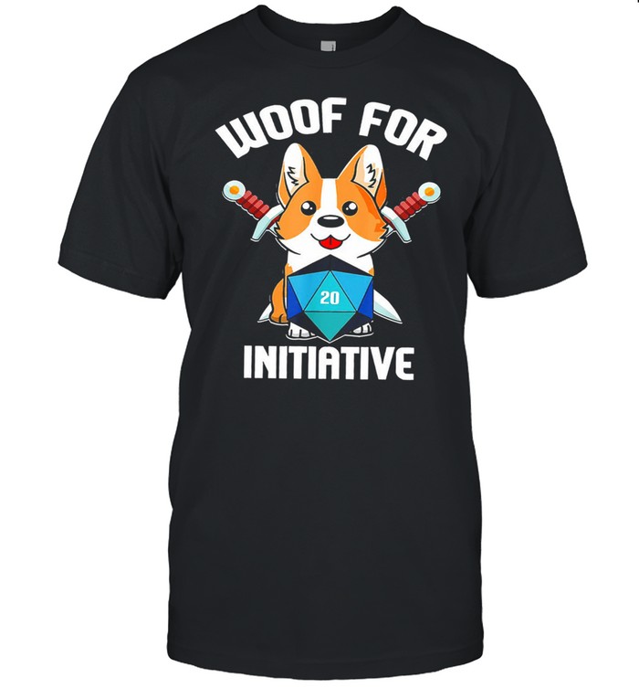 Baby corgi woof for initiative shirt Classic Men's T-shirt