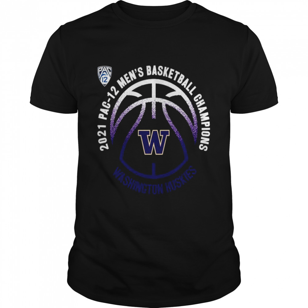Washington Huskies 2021 PAC-12 men’s basketball champions shirt Classic Men's T-shirt