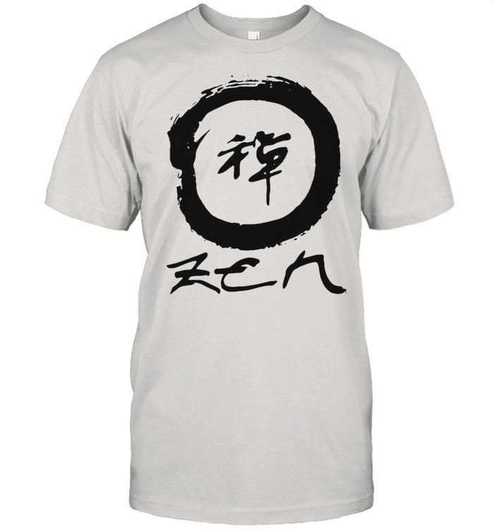 Zen Enso With Japanese Enso Circle And Zen Kanji shirt Classic Men's T-shirt