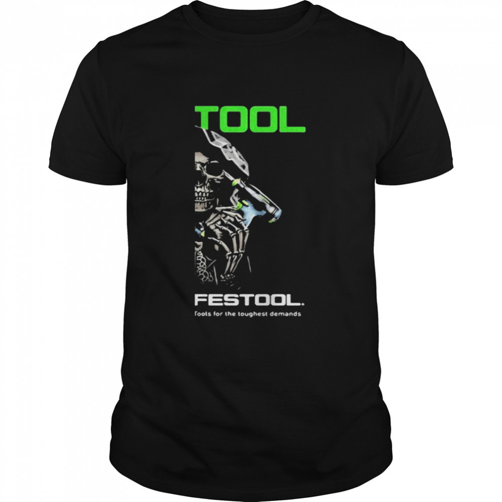 Skull With Logo Festool Tools For The Toughest Demands  Classic Men's T-shirt