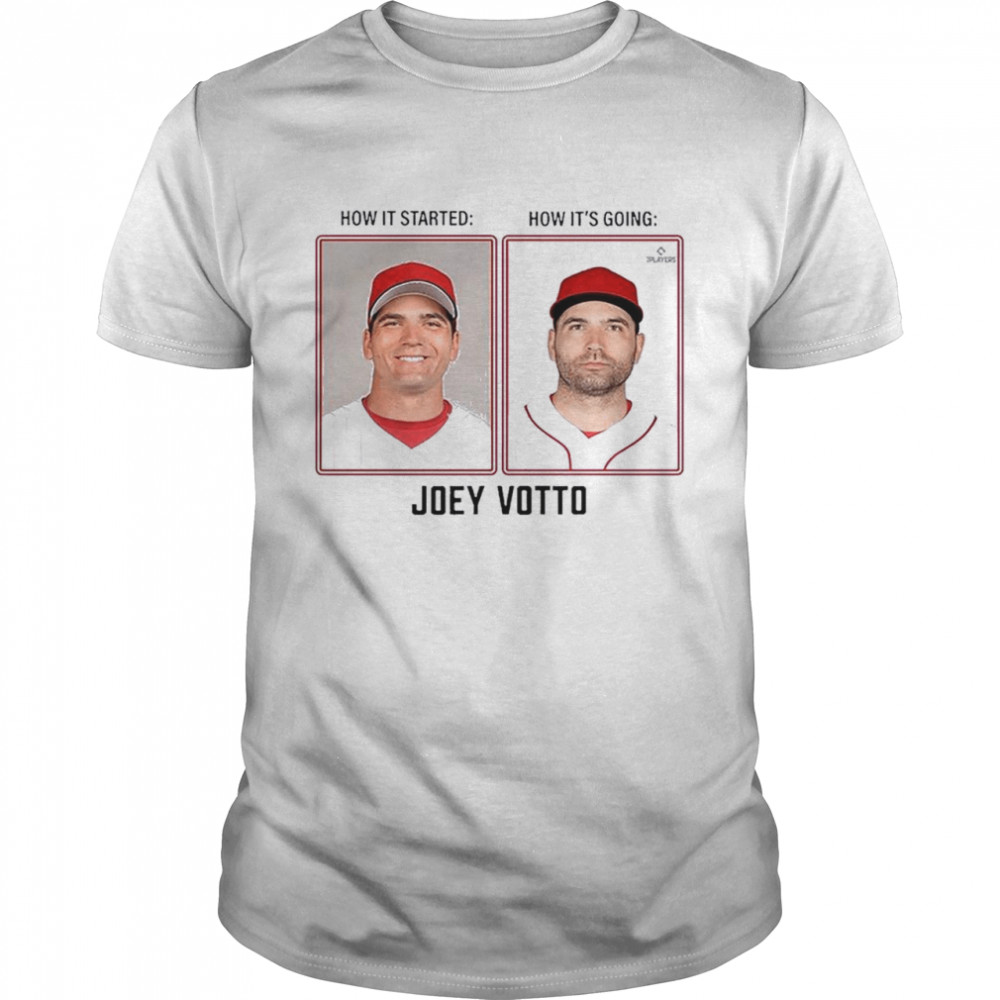 Joey Votto Then & Now Mlbpa  Classic Men's T-shirt