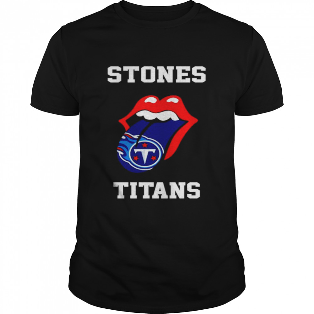The Rolling Stones Tennessee Titans lips shirt Classic Men's T-shirt