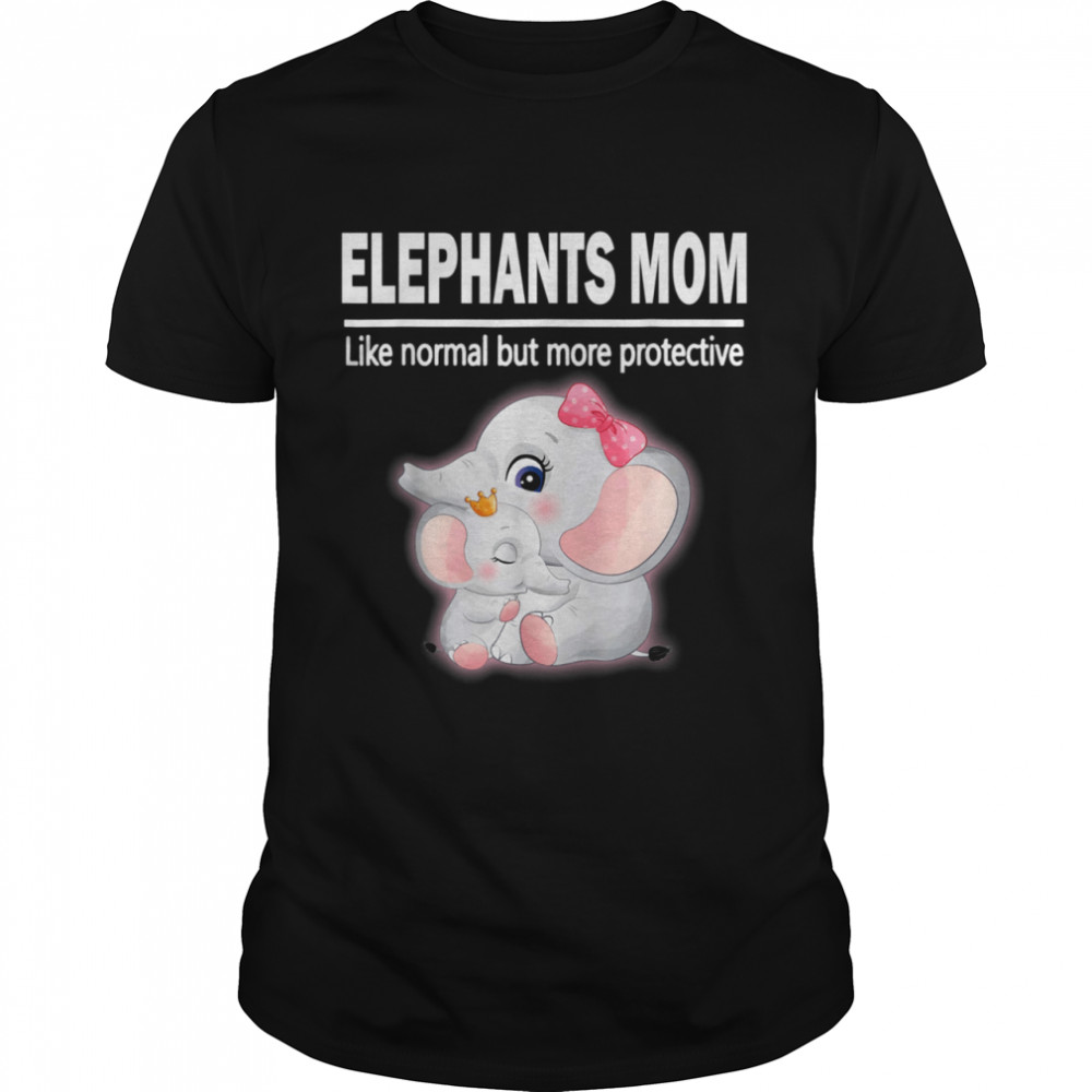 Elephant Baby Elephant Mom  Classic Men's T-shirt