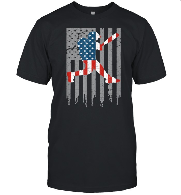American Baseball, Baseball Patriot, Baseball American Flag Shirt