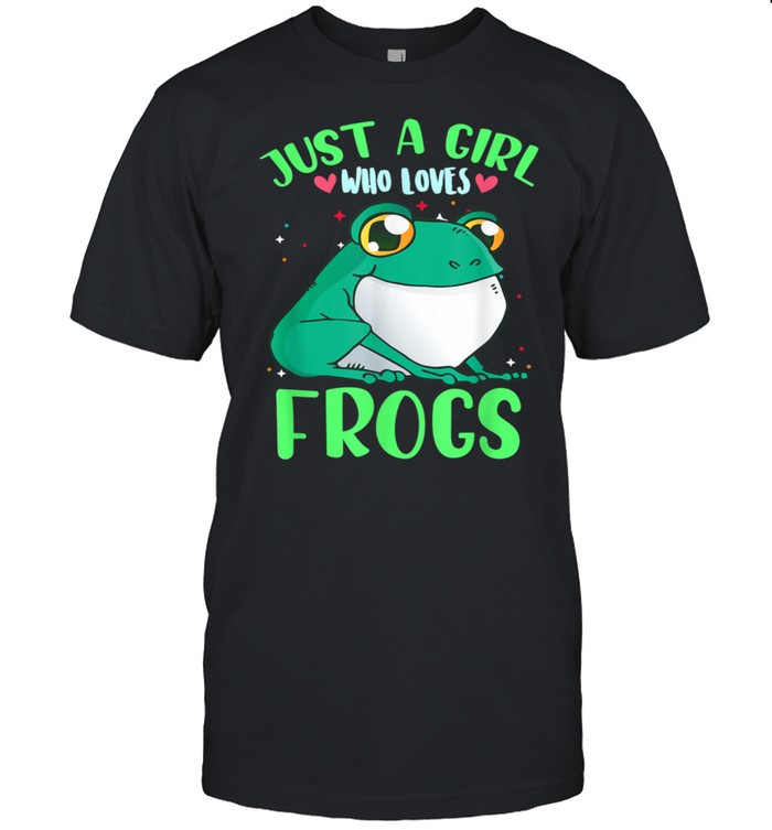 Frog Themed Just a Girl Who Loves Frogs  Classic Men's T-shirt