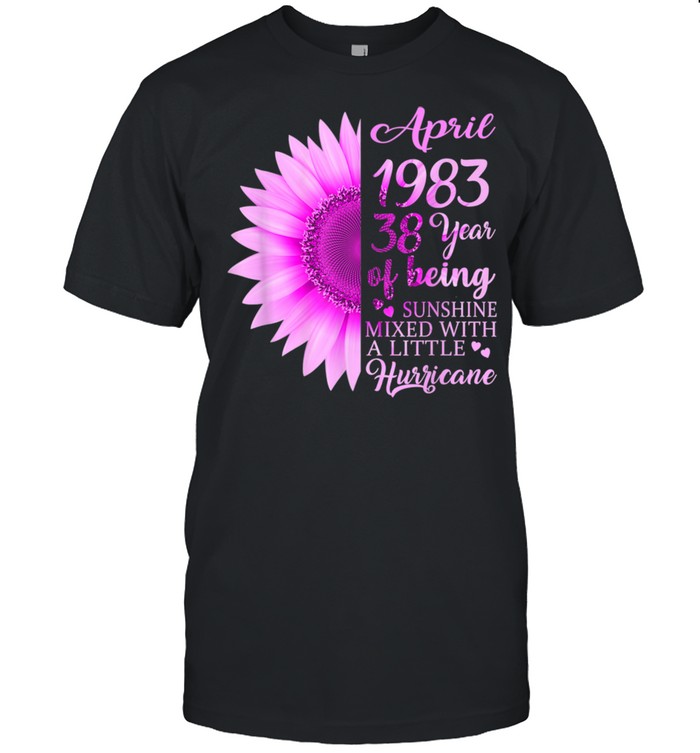 April Girl 1983 38 Years Old 38th Birthday  Classic Men's T-shirt
