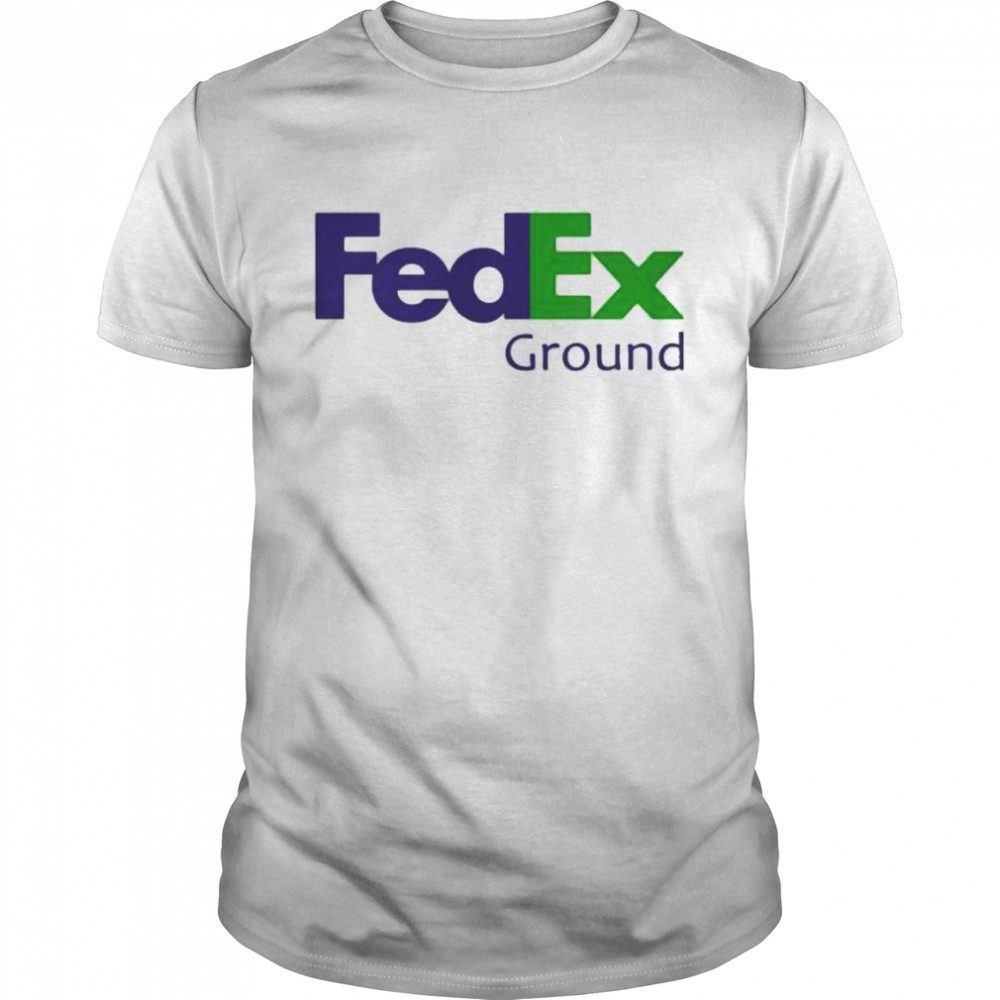 Fedex Ground Logo Blue Green Shirt