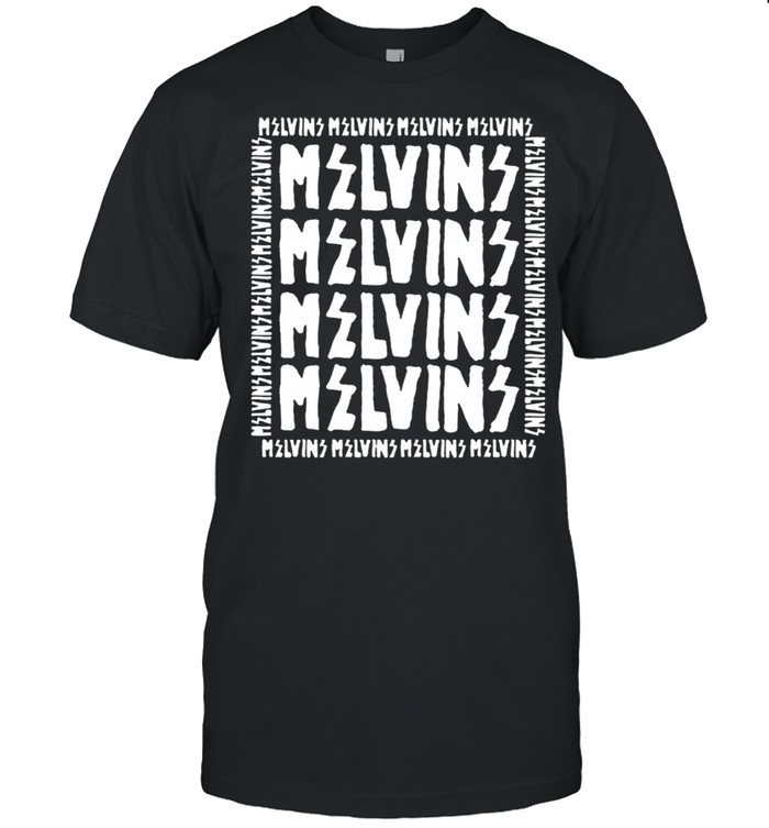 Black And White Melvin's Essential Rock Bands Music Legends  Classic Men's T-shirt