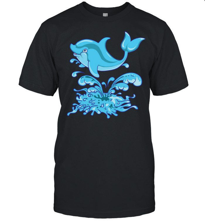 Cartoon Dolphins Dolphin Porpoise Ocean Animals Shirt