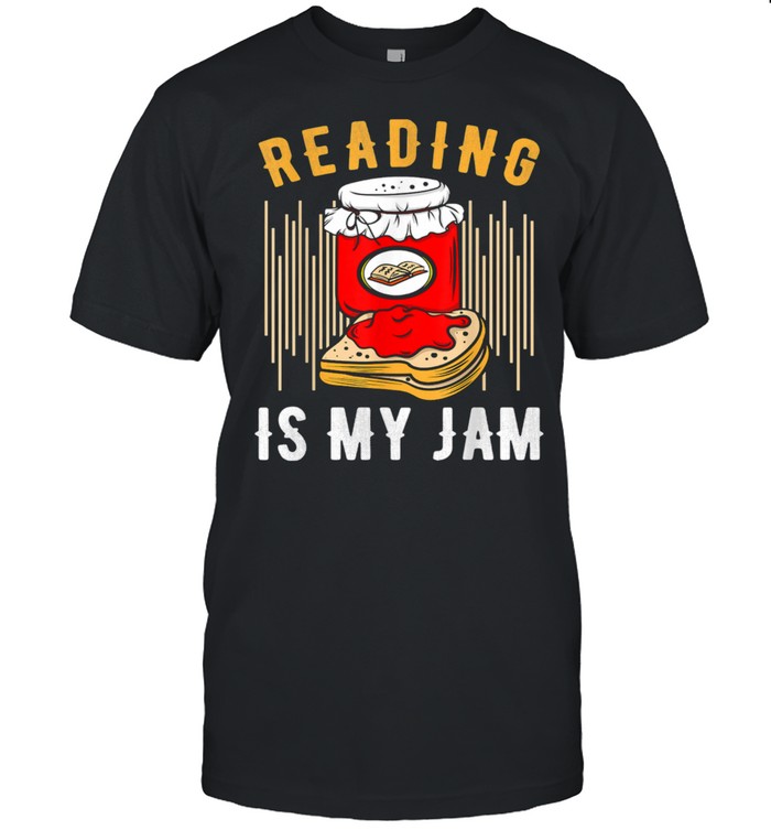 Reading Is My Jam Reading School Library Bookmark Spread Shirt