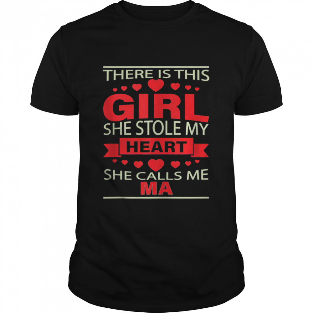 Father's Day for Ma from Daughter girl to Ma  Classic Men's T-shirt
