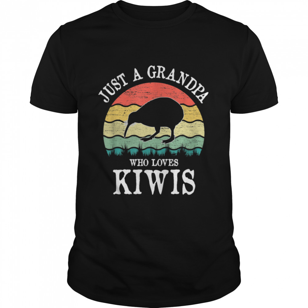 Just A Grandpa Who Loves Kiwis  Classic Men's T-shirt