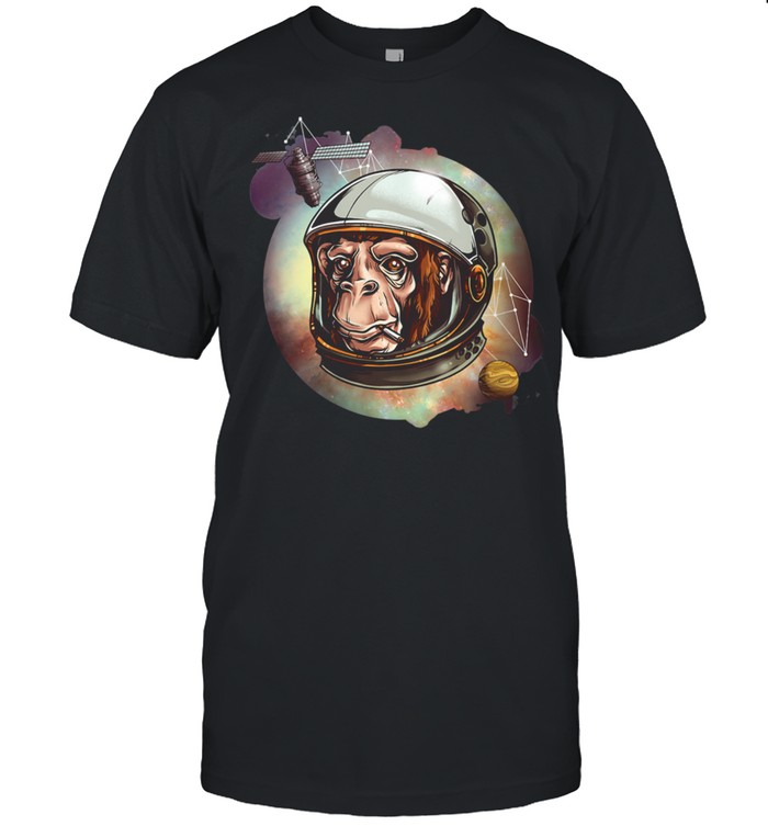 Astronaut Chimpanzee Astro Chimp  Classic Men's T-shirt