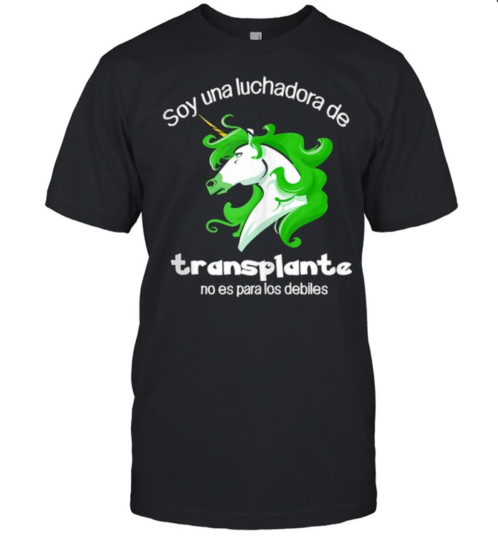 Soy una luchadora de transplante con unicornio shirt Classic Men's T-shirt