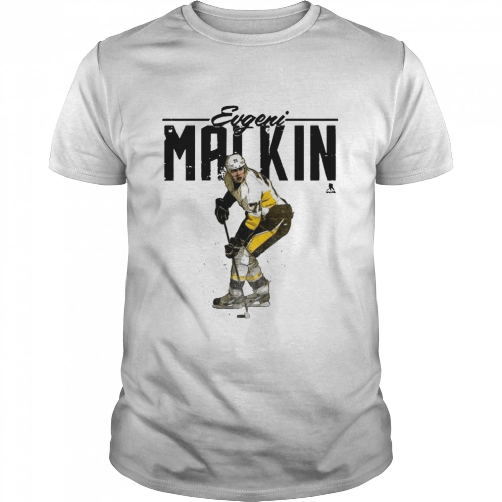 Evgeni Malkin Retro White shirt Classic Men's T-shirt