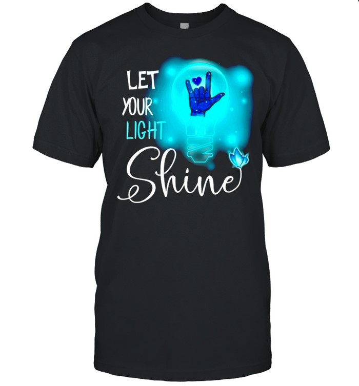 Sign Language let your light shine shirt Classic Men's T-shirt