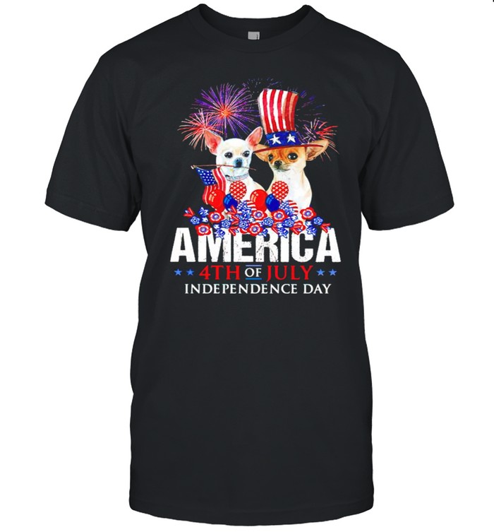 Chihuahua America 4th July Independence day shirt