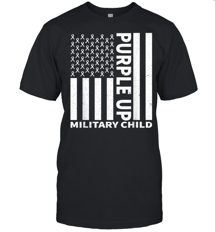 Purple up for Military Child, Military Month shirt
