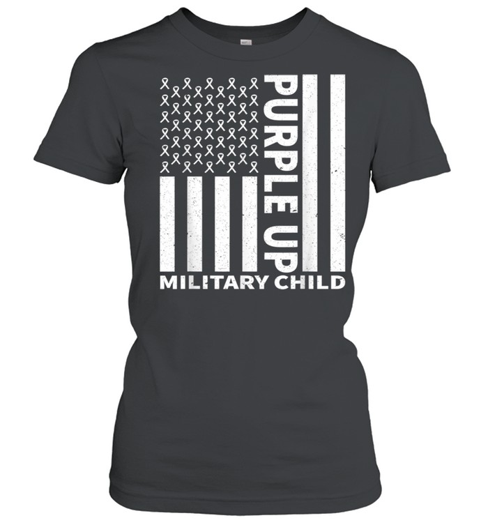 Purple up for Military Child, Military Month shirt Classic Women's T-shirt