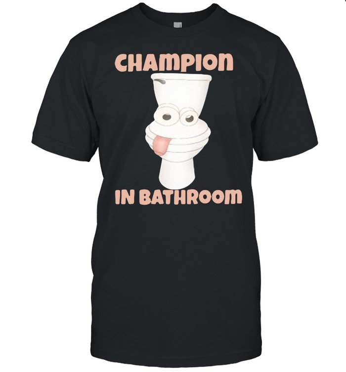 Toilet Champion in bathroom shirt Classic Men's T-shirt