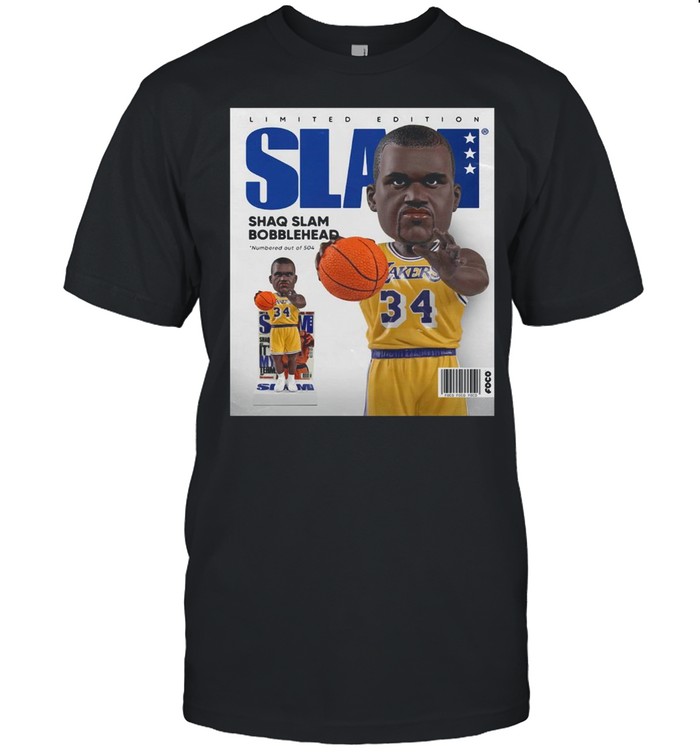 Limited Edition Slam Shaq Slam Bobblehead shirt