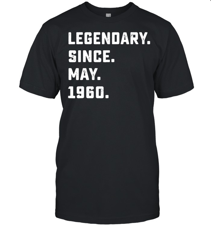 Legendary Since May 1960 61th Birthday For 61 Years Old shirt Classic Men's T-shirt