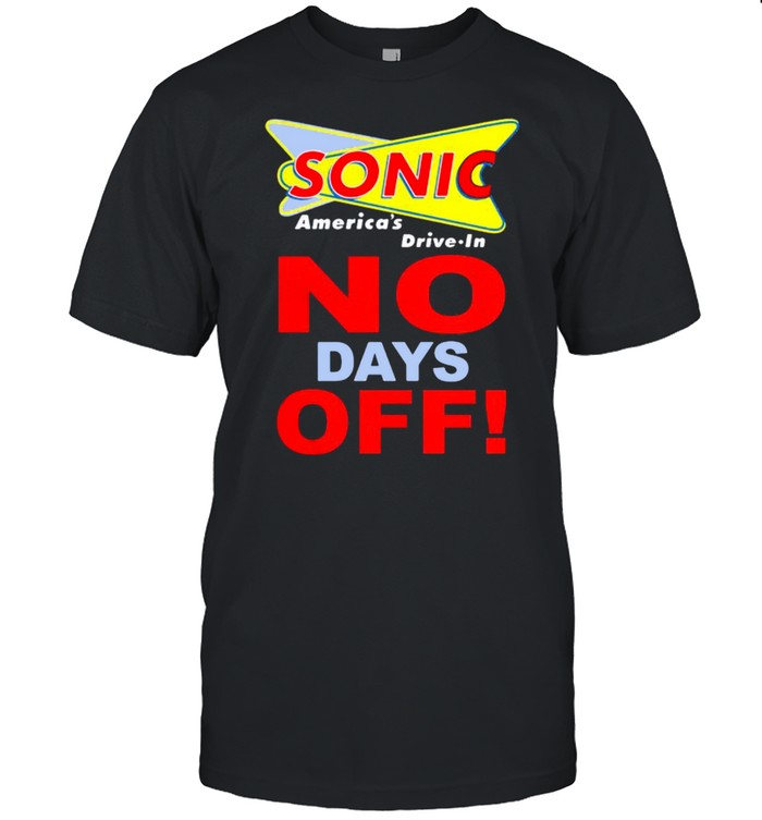 Sonic America Drive In No Days Off  Classic Men's T-shirt