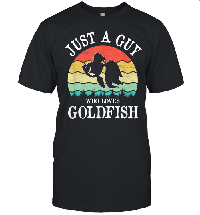 Just A Guy Who Loves Goldfish shirt Classic Men's T-shirt