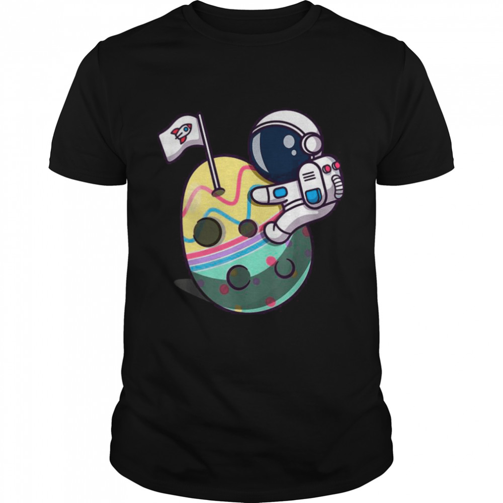 Eggstra Terrestrial Funny Space Astronaut shirt