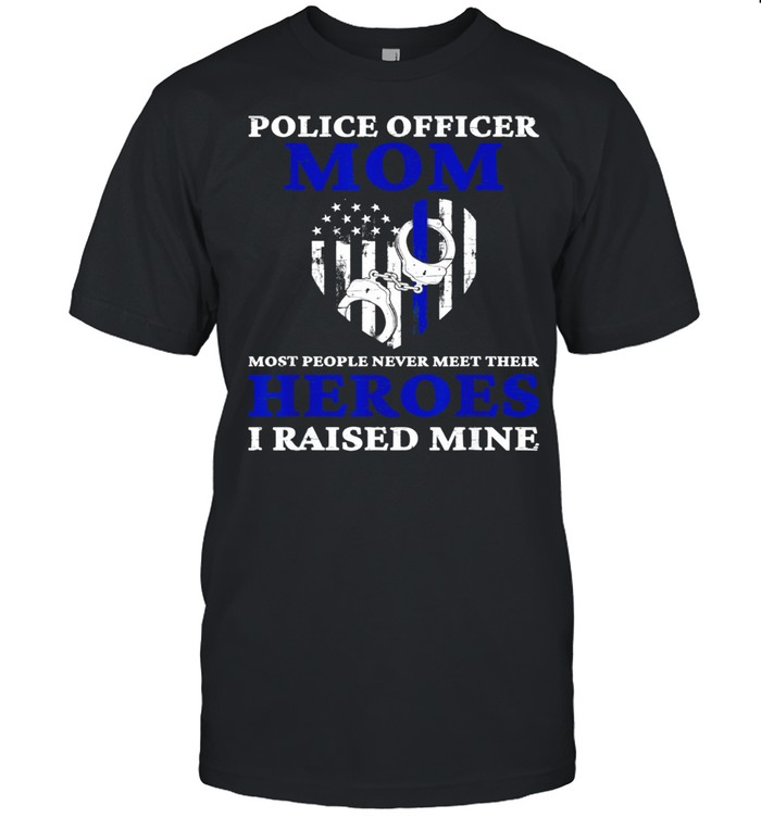 Police Officer Mom Blue Line Police shirt
